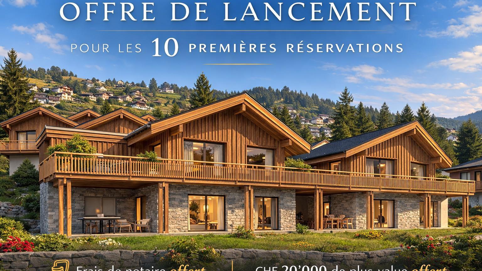 A vendre 3974 Mollens VS Chalet pi&egrave;ce(s) 4.5