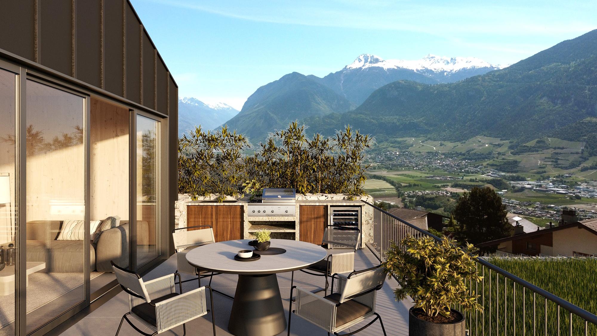 A vendre 3978 Flanthey Villa pièce(s) 4.5
