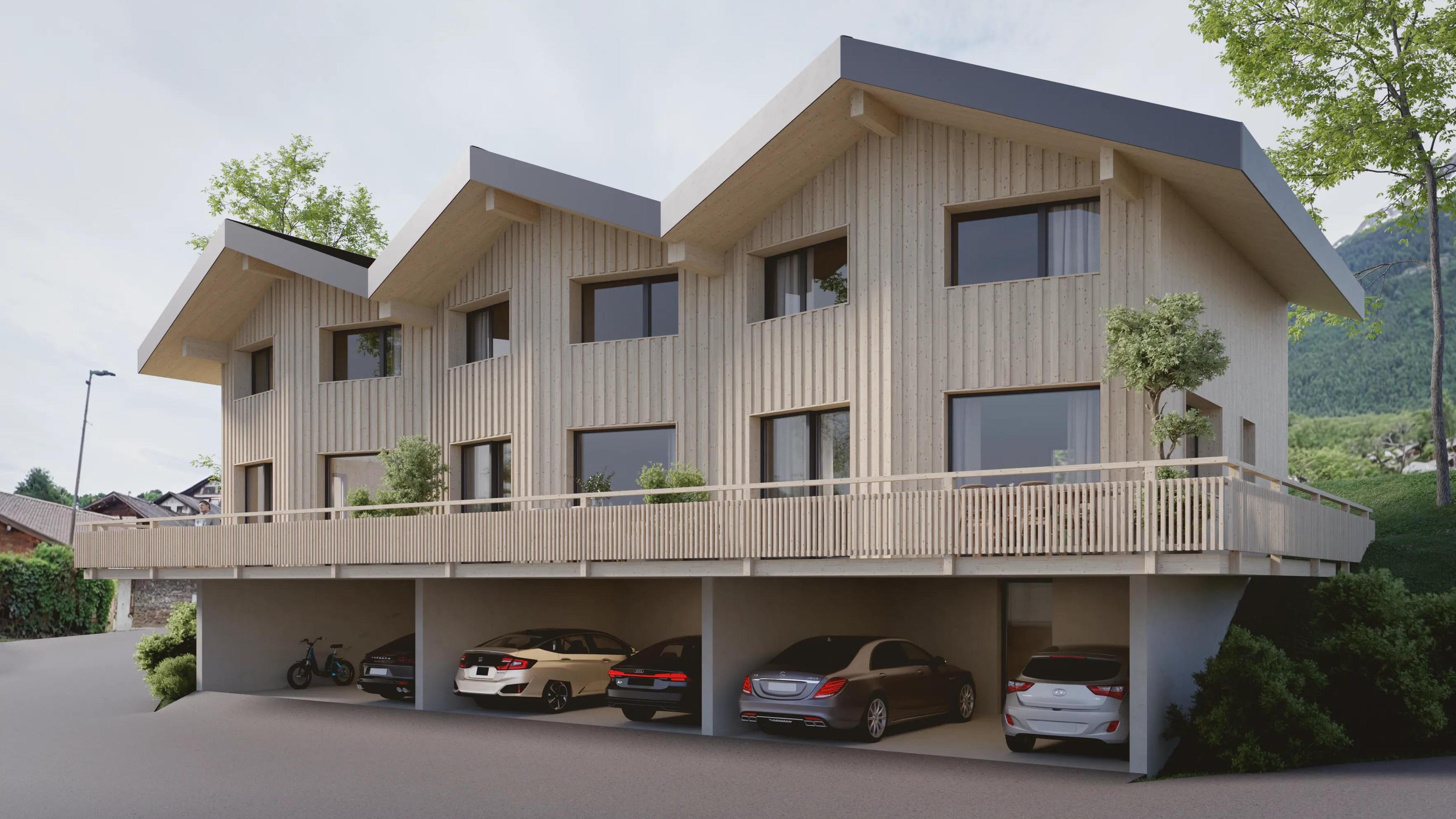 A vendre 3974 Mollens VS Maison double pièce(s) 3.5