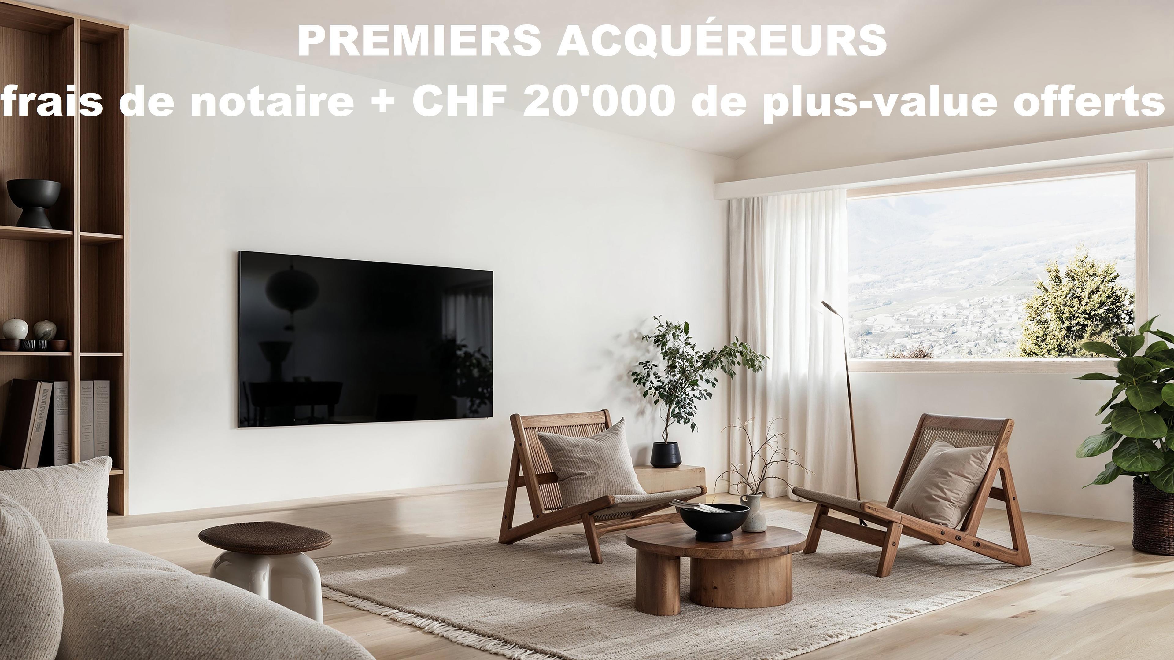 A vendre 3974 Mollens VS Maison double pi&egrave;ce(s) 4.5